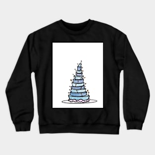 Birthday Cake Card Crewneck Sweatshirt